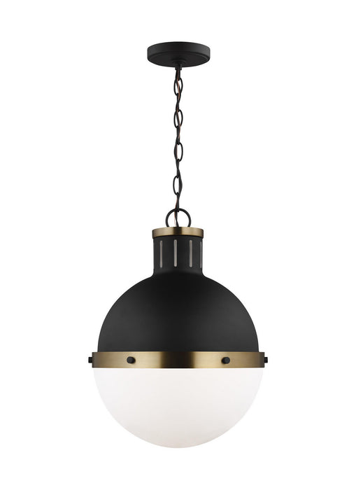 Visual Comfort Studio 6577101EN3-112 One Light Pendant, Midnight Black