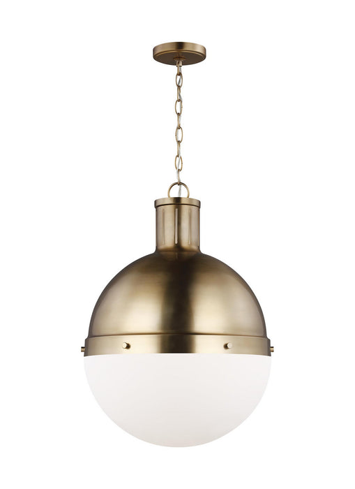 Visual Comfort Studio 6677101-848 One Light Pendant, Satin Brass