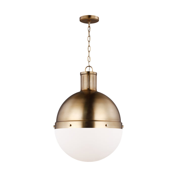 Visual Comfort Studio 6677101EN3-848 One Light Pendant, Satin Brass