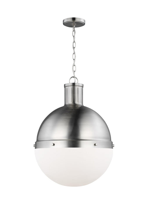 Visual Comfort Studio 6677101EN3-962 One Light Pendant, Brushed Nickel
