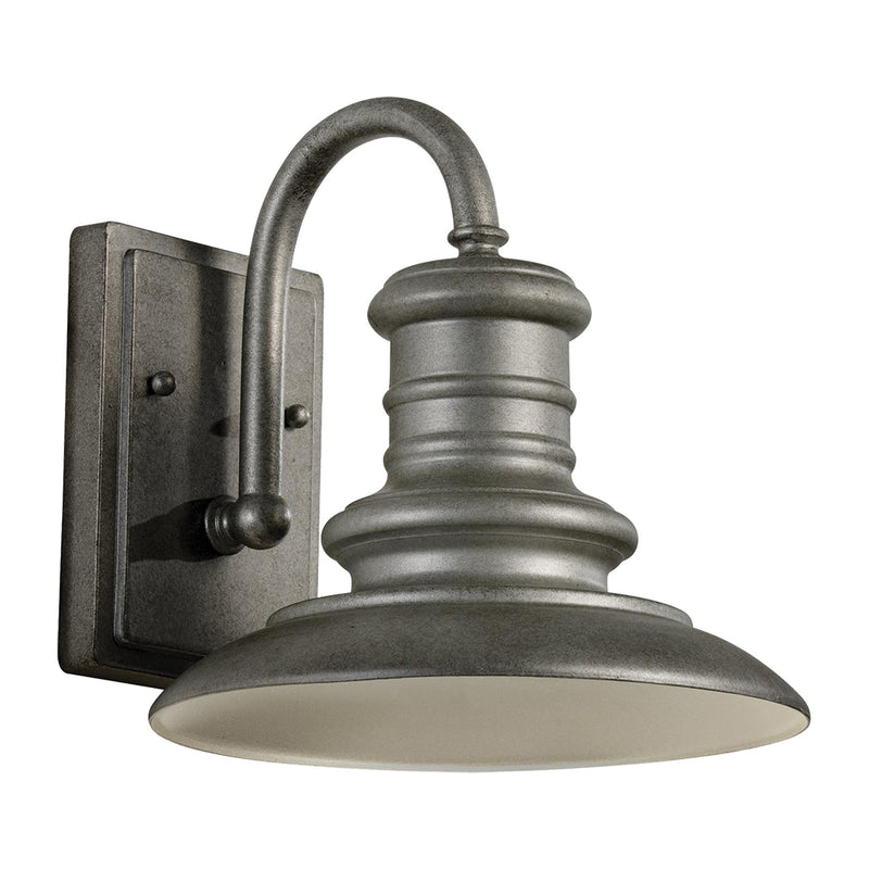 Generation Lighting OL8600TRD/T One Light Outdoor Wall Lantern, Tarnished Silver