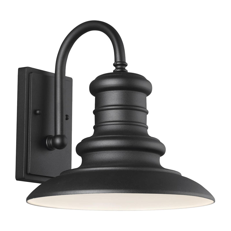 Generation Lighting OL8601TXB/T One Light Outdoor Wall Lantern, Textured Black