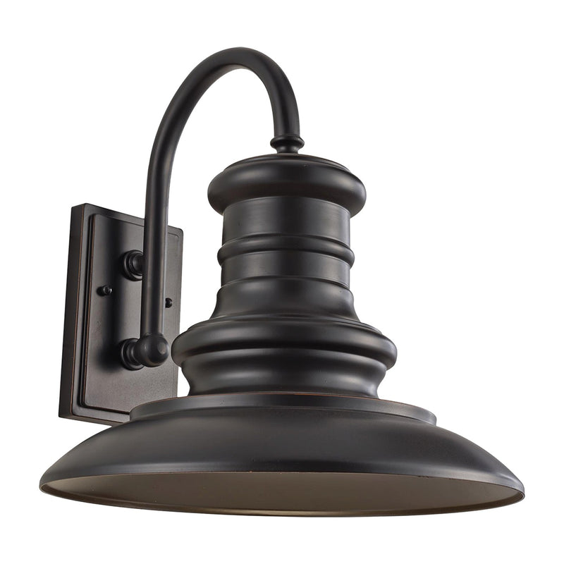 Generation Lighting OL9004RSZ/T One Light Outdoor Wall Lantern, Restoration Bronze