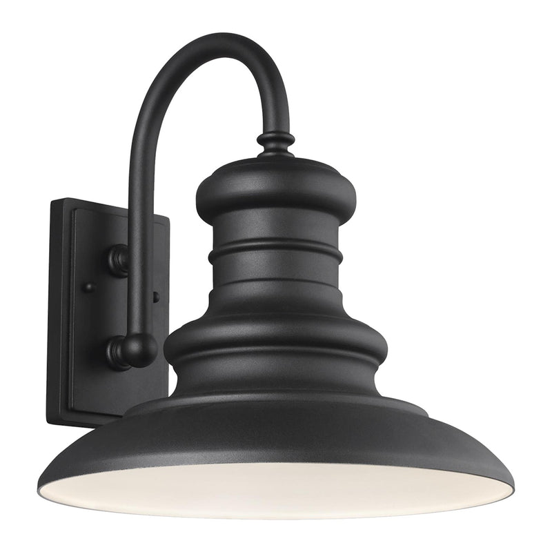 Generation Lighting OL9004TXB/T One Light Outdoor Wall Lantern, Textured Black