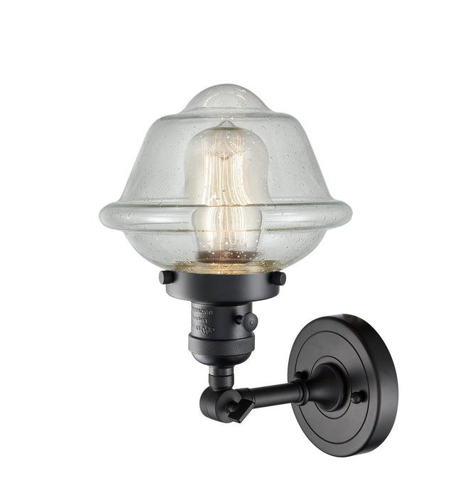 Innovations 203SW-BK-G534 One Light Wall Sconce, Matte Black