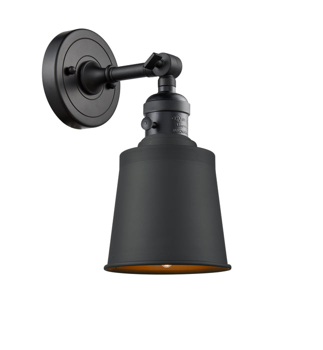 Innovations 203SW-BK-M9-BK One Light Wall Sconce, Matte Black
