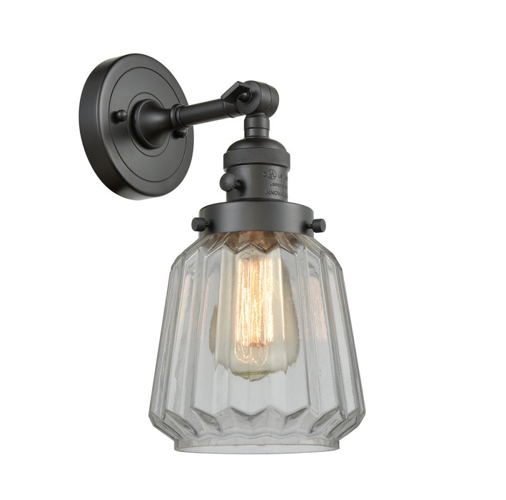 Innovations 203SW-OB-G142 One Light Wall Sconce, Oil Rubbed Bronze