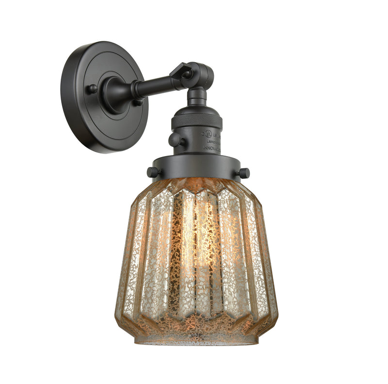 Innovations 203SW-OB-G146 One Light Wall Sconce, Oil Rubbed Bronze