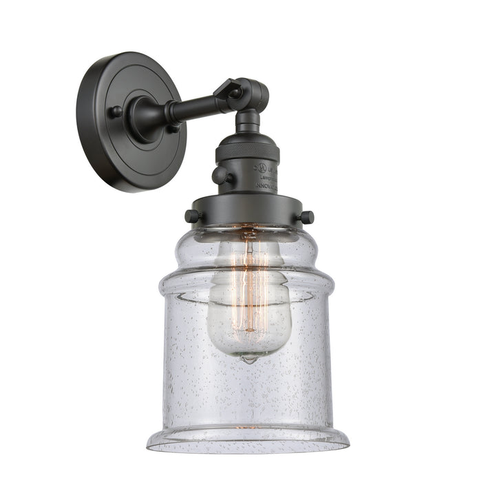 Innovations 203SW-OB-G184 One Light Wall Sconce, Oil Rubbed Bronze