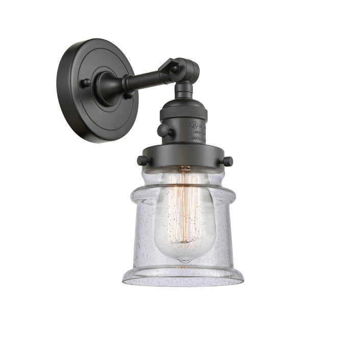 Innovations 203SW-OB-G184S One Light Wall Sconce, Oil Rubbed Bronze