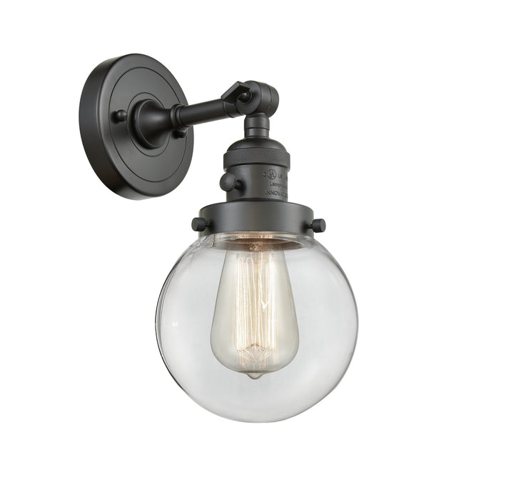 Innovations 203SW-OB-G202-6 One Light Wall Sconce, Oil Rubbed Bronze