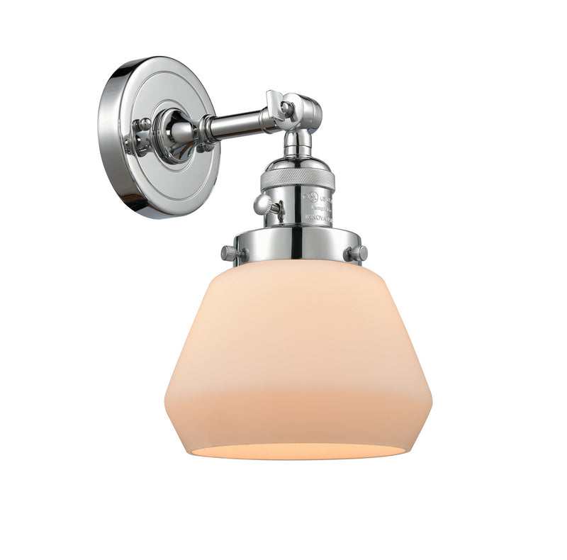 Innovations 203SW-PC-G171 One Light Wall Sconce, Polished Chrome