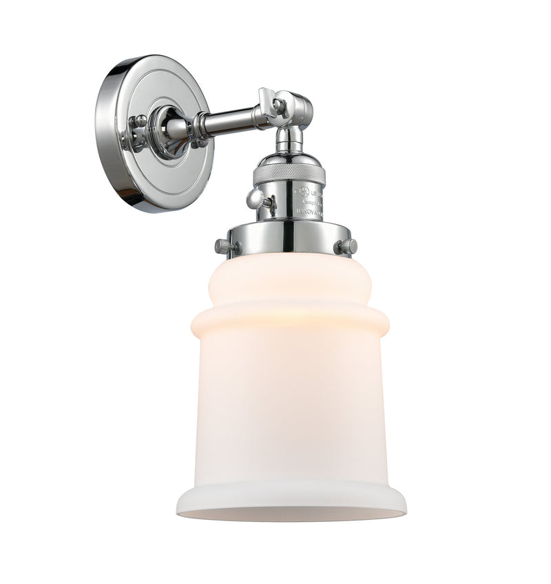 Innovations 203SW-PC-G181 One Light Wall Sconce, Polished Chrome