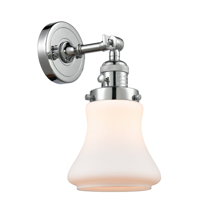 Innovations 203SW-PC-G191 One Light Wall Sconce, Polished Chrome