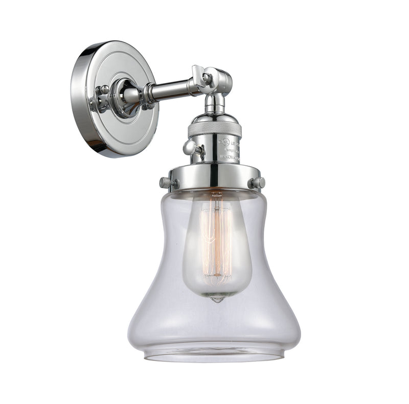 Innovations 203SW-PC-G192 One Light Wall Sconce, Polished Chrome