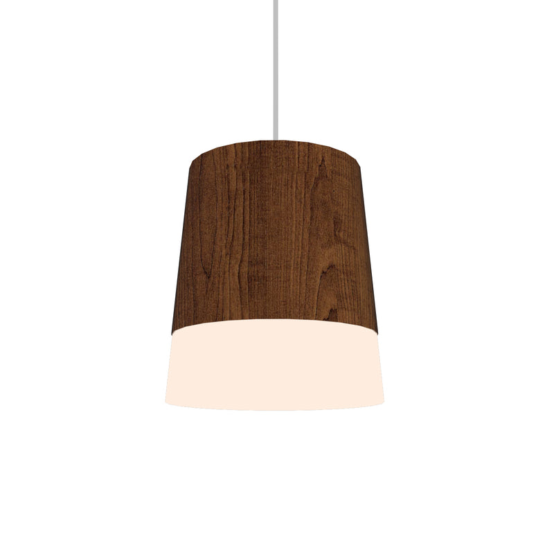Accord Lighting 1100.06 One Light Pendant, Imbuia