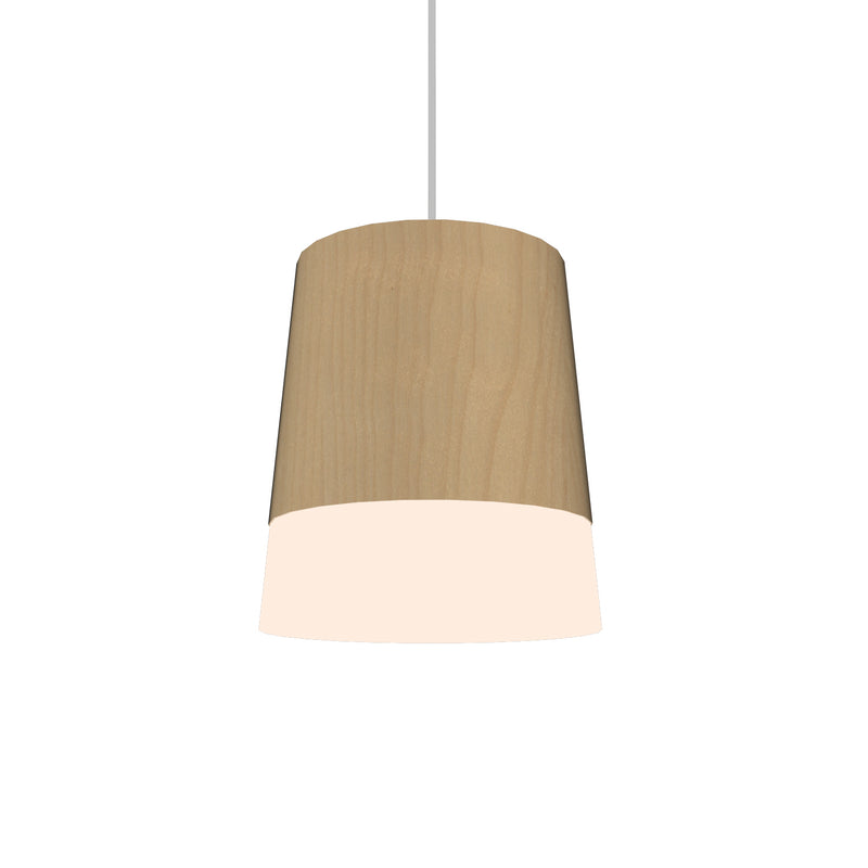 Accord Lighting 1100.34 One Light Pendant, Maple