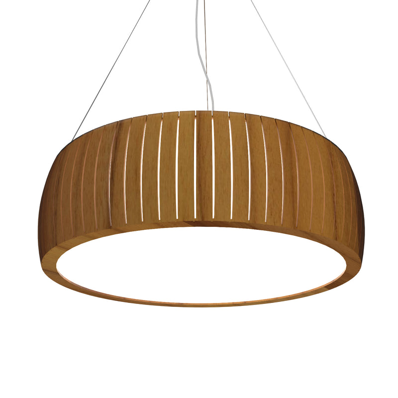 Accord Lighting 1110.12 Three Light Pendant, Teak