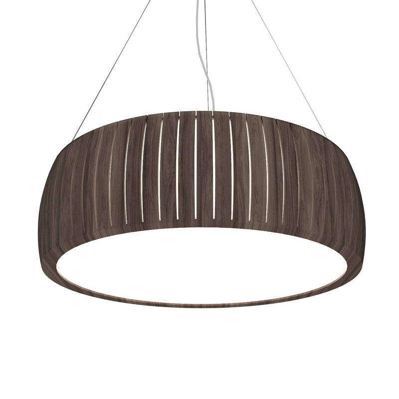 Accord Lighting 1111.18 Three Light Pendant, American Walnut