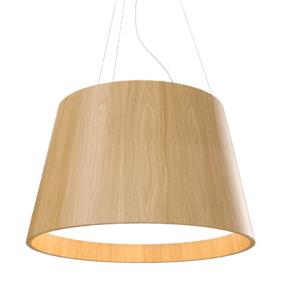 Accord Lighting 1145.09 Three Light Pendant, Louro Freijo