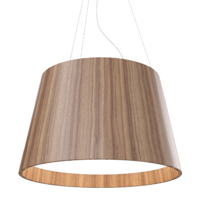 Accord Lighting 1145.12 Three Light Pendant, Teak