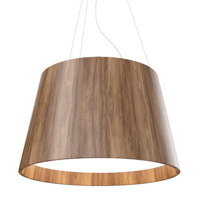 Accord Lighting 1145.18 Three Light Pendant, American Walnut