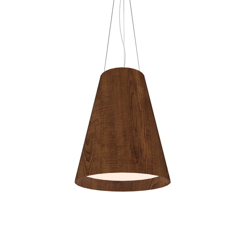 Accord Lighting 1146.06 Three Light Pendant, Imbuia
