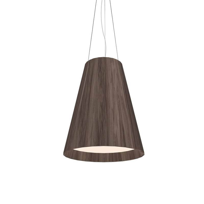 Accord Lighting 1146.18 Three Light Pendant, American Walnut