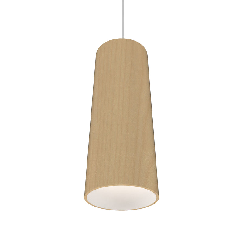 Accord Lighting 116.34 One Light Pendant, Maple