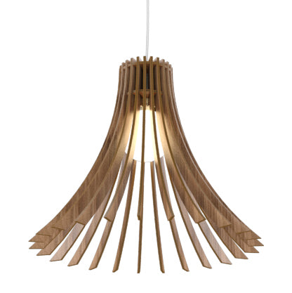 Accord Lighting 1181.18 One Light Pendant, American Walnut