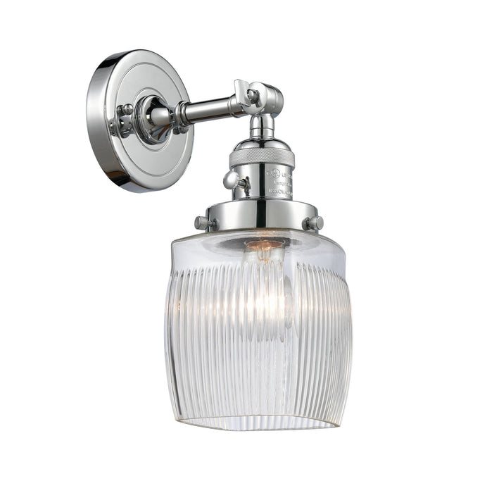 Innovations 203SW-PC-G302 One Light Wall Sconce, Polished Chrome