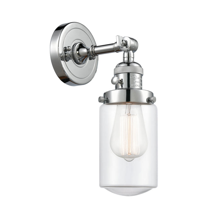 Innovations 203SW-PC-G312 One Light Wall Sconce, Polished Chrome