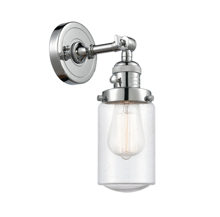 Innovations 203SW-PC-G314 One Light Wall Sconce, Polished Chrome