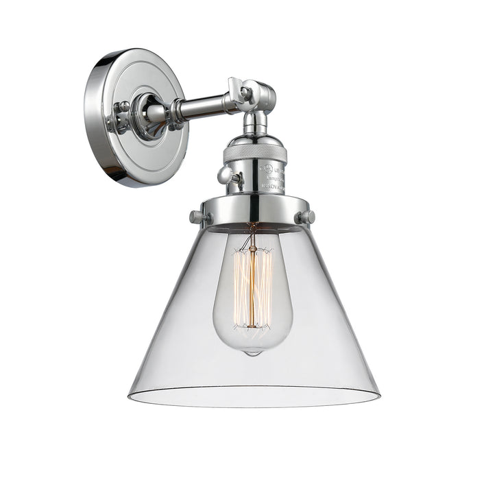 Innovations 203SW-PC-G42 One Light Wall Sconce, Polished Chrome