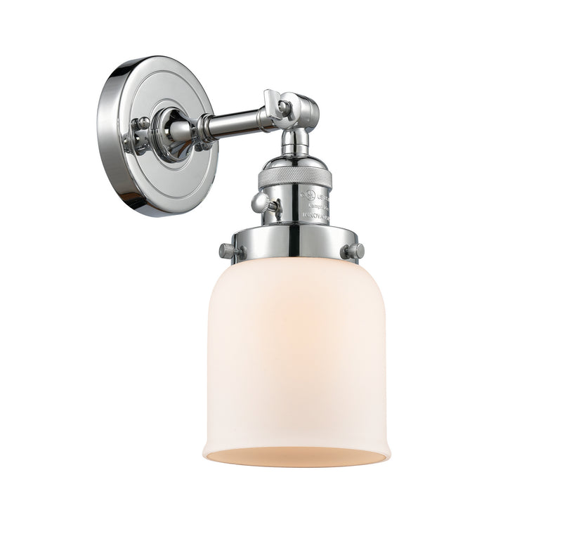 Innovations 203SW-PC-G51 One Light Wall Sconce, Polished Chrome