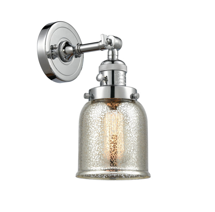 Innovations 203SW-PC-G58 One Light Wall Sconce, Polished Chrome