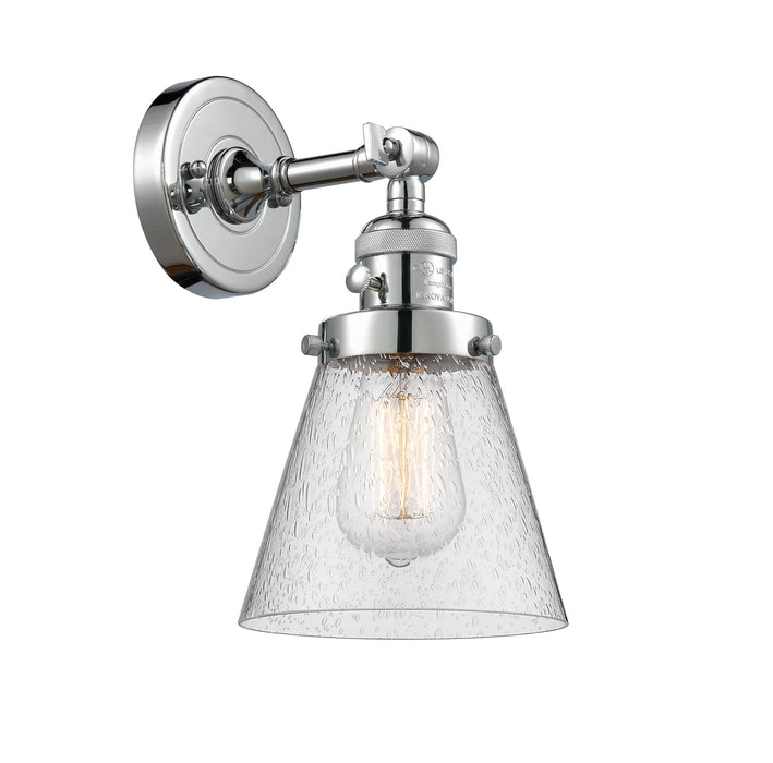 Innovations 203SW-PC-G64 One Light Wall Sconce, Polished Chrome