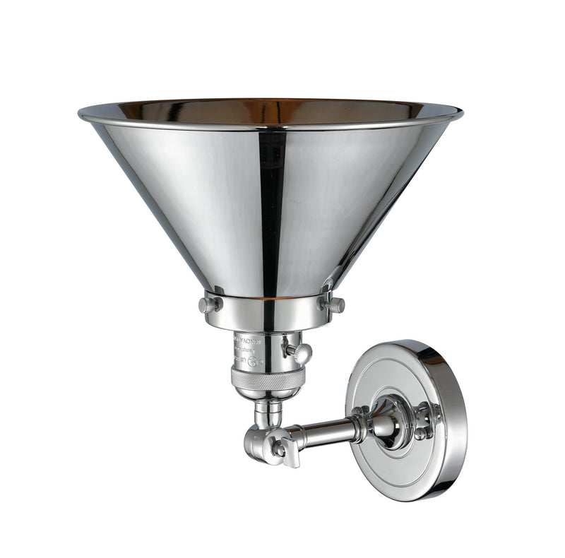 Innovations 203SW-PC-M10-PC One Light Wall Sconce, Polished Chrome