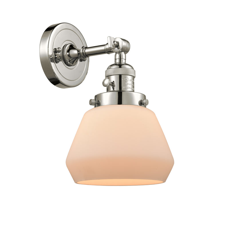 Innovations 203SW-PN-G171 One Light Wall Sconce, Polished Nickel