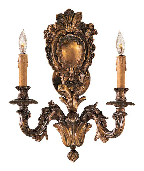 Metropolitan N2415 Two Light Wall Sconce, Oxide Brass