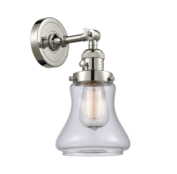 Innovations 203SW-PN-G192 One Light Wall Sconce, Polished Nickel