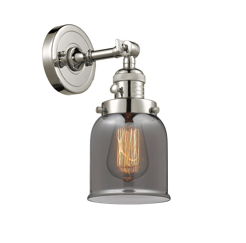 Innovations 203SW-PN-G53 One Light Wall Sconce, Polished Nickel