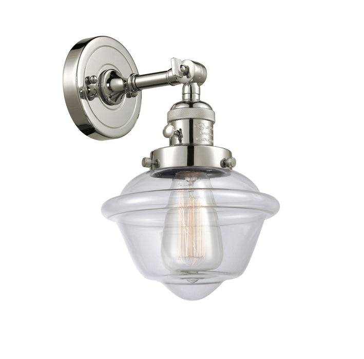 Innovations 203SW-PN-G532 One Light Wall Sconce, Polished Nickel