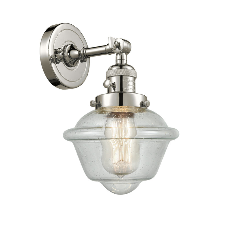 Innovations 203SW-PN-G534 One Light Wall Sconce, Polished Nickel
