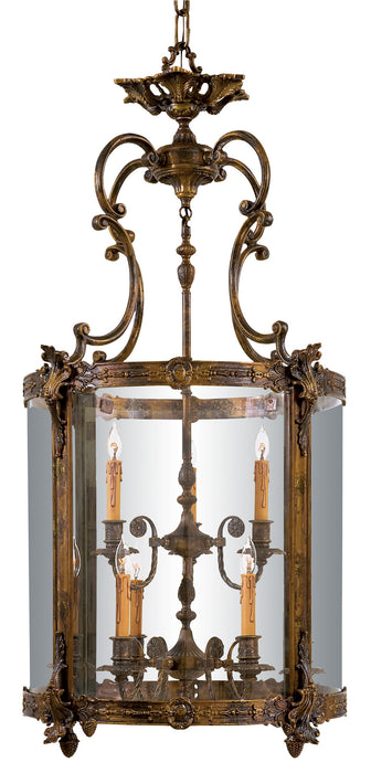 Metropolitan N2342 Nine Light Pendant, Oxide Brass
