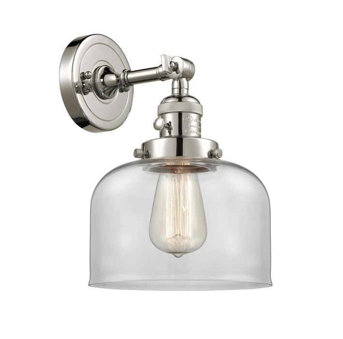 Innovations 203SW-PN-G72 One Light Wall Sconce, Polished Nickel