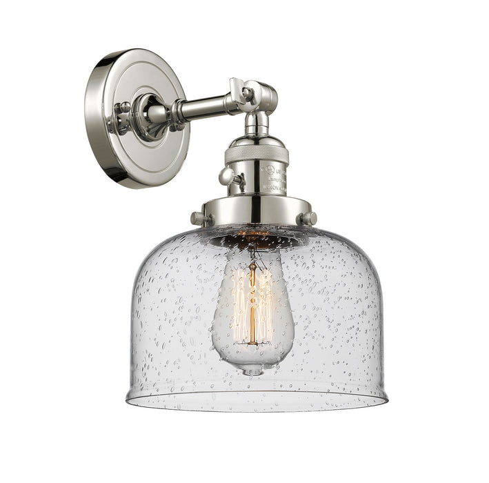 Innovations 203SW-PN-G74 One Light Wall Sconce, Polished Nickel