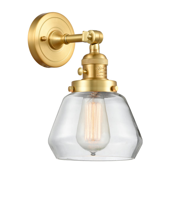 Innovations 203SW-SG-G172 One Light Wall Sconce, Satin Gold