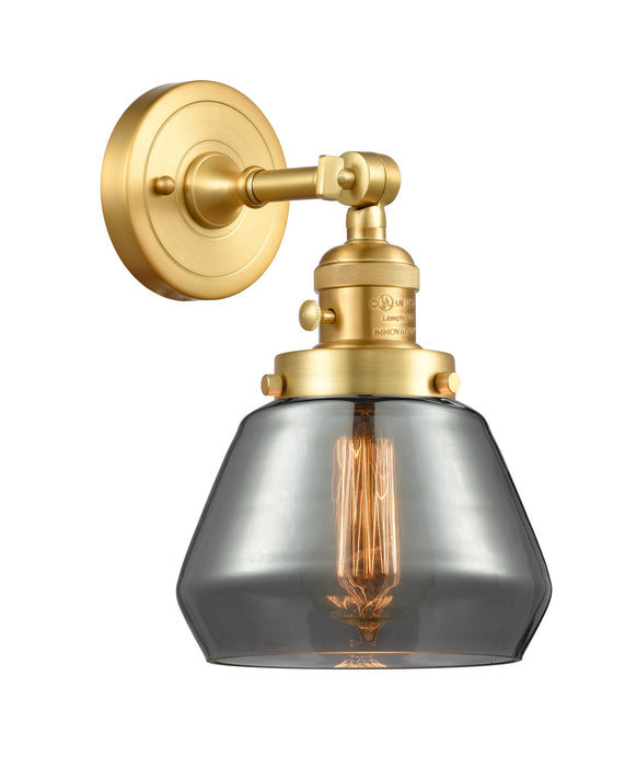 Innovations 203SW-SG-G173 One Light Wall Sconce, Satin Gold