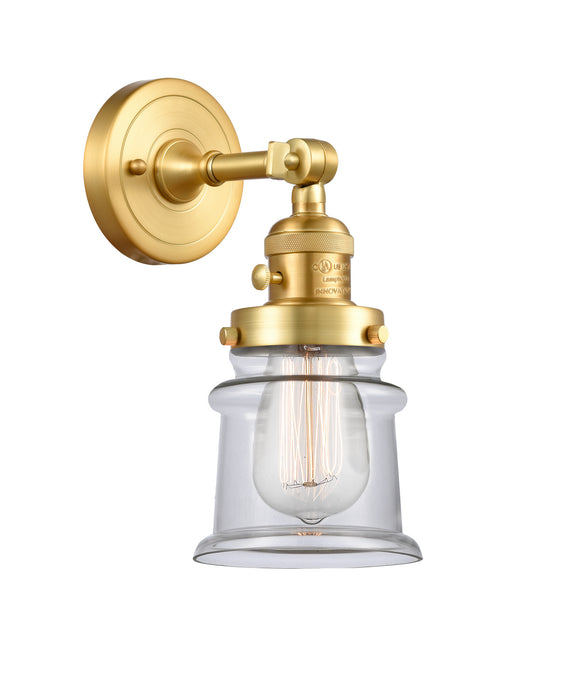 Innovations 203SW-SG-G182S One Light Wall Sconce, Satin Gold